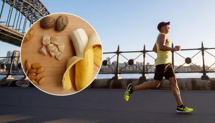 Man running sports nutrition