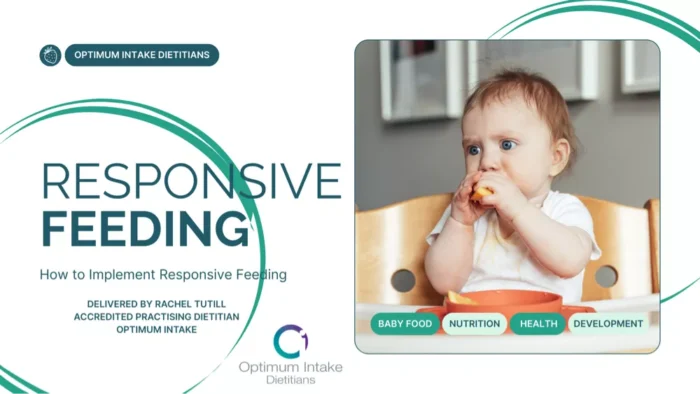 Responsive feeding baby food nutrition