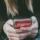 Teenager on phone researching diets